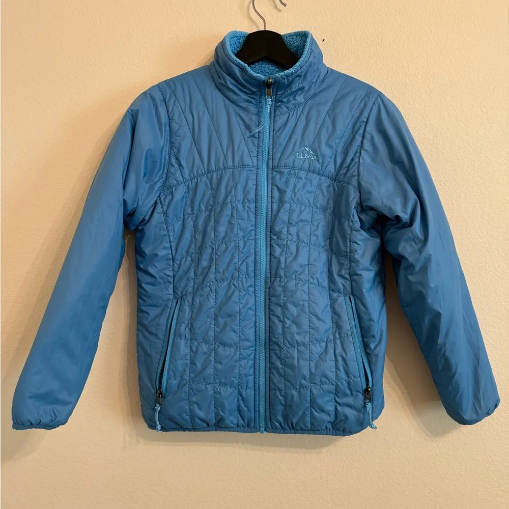 L.L Bean Kids Fleece Reversible Jacket M(10-12)
